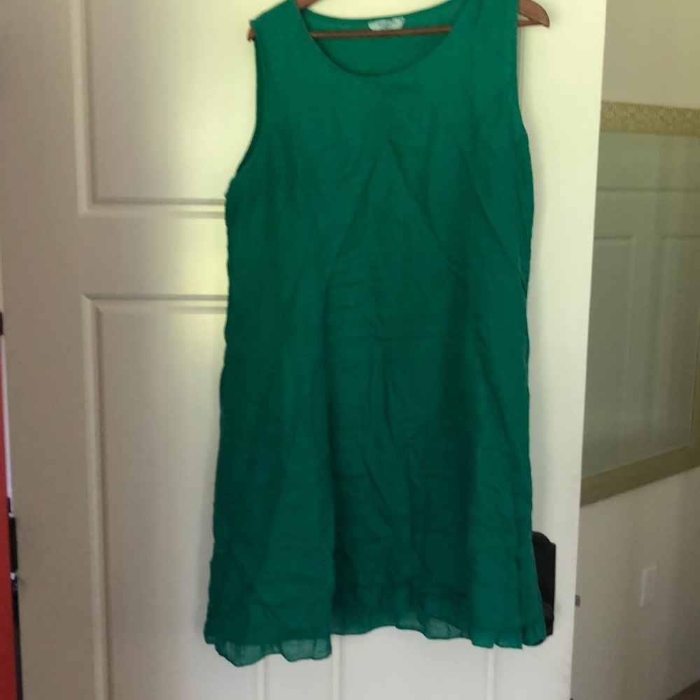 100% linen summer dress